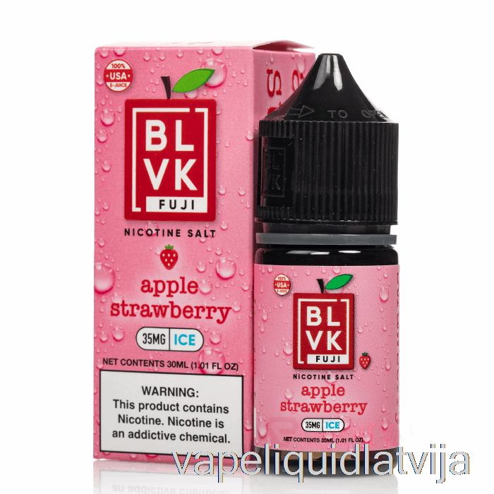 ābolu Zemeņu Ledus - Blvk Fuji Sāls - 30 Ml 35 Mg Vape šķidrums